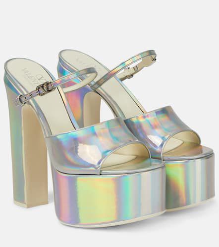 VLogo holographic platform sandals - Valentino Garavani - Modalova