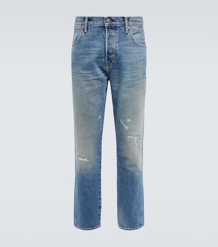 Distressed mid-rise tapered jeans - Tom Ford - Modalova