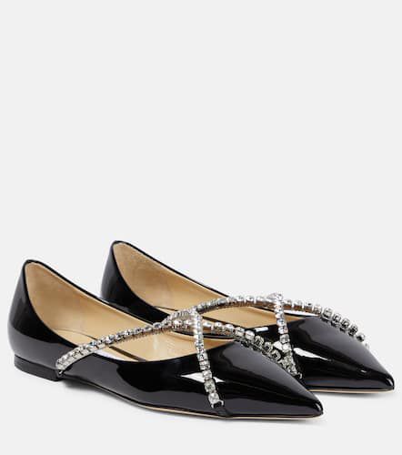 Genevi embellished patent leather ballet flats - Jimmy Choo - Modalova