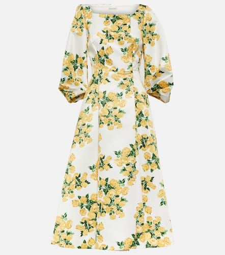 Gabby floral taffeta faille midi dress - Emilia Wickstead - Modalova