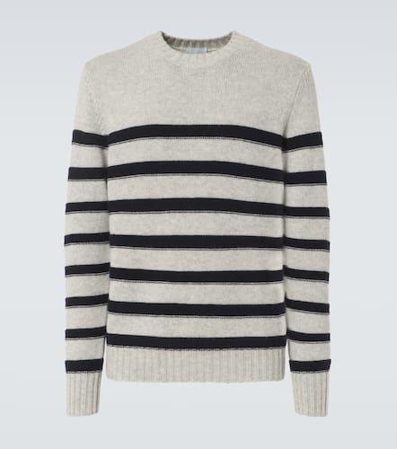 Striped wool and cashmere sweater - Allude - Modalova