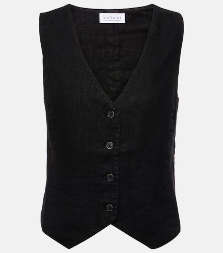 Velvet Chaleco Mylie de lino - Velvet - Modalova