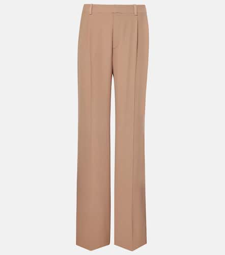 Pantalones anchos de crepé de seda - Saint Laurent - Modalova