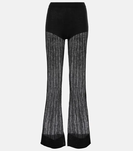 Pantalones flared de piel sintética - Didu - Modalova