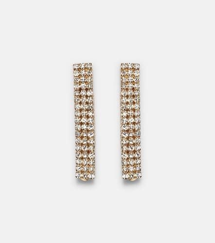 Kt hoop earrings with diamonds - Shay Jewelry - Modalova