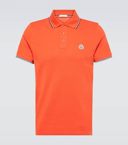 Moncler Polo in cotone piqué - Moncler - Modalova