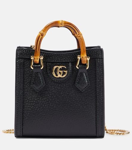 Diana Micro leather tote bag - Gucci - Modalova