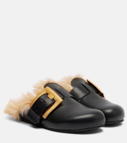 Balmain Anthem leather clogs - Balmain - Modalova