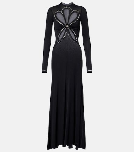 Abito lungo in jersey con cut-out - Rabanne - Modalova