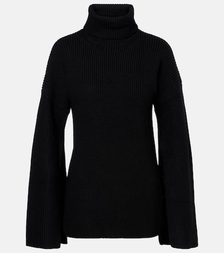 Ribbed-knit wool turtleneck sweater - Toteme - Modalova