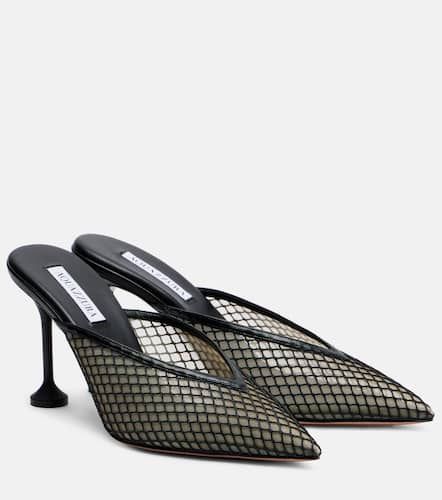 Aquazzura Bisous 85 mesh mules - Aquazzura - Modalova