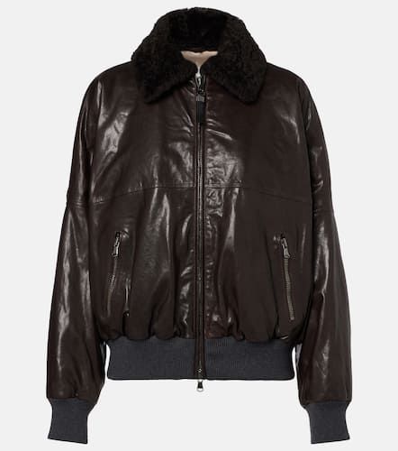 Brunello Cucinelli Leather blouson - Brunello Cucinelli - Modalova