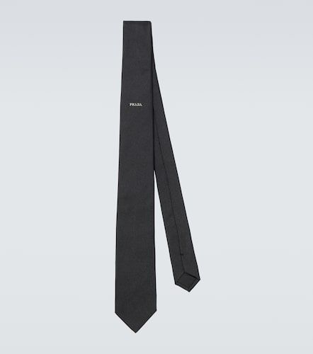 Prada Logo silk tie - Prada - Modalova