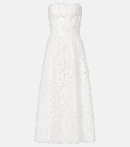 Norina satin lace cocktail dress - Costarellos - Modalova