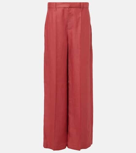 Hemp and linen wide-leg pants - Brunello Cucinelli - Modalova