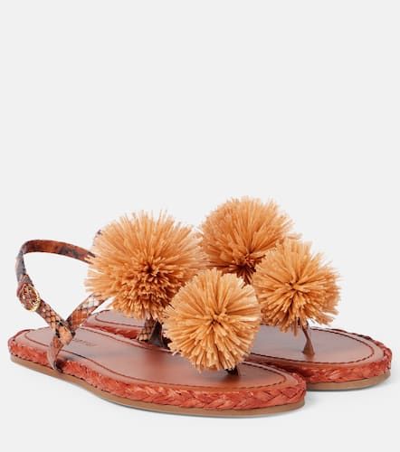 Ingrid leather-trimmed espadrilles - Ulla Johnson - Modalova