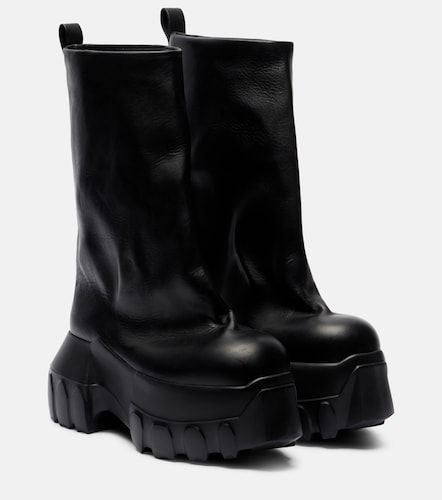 Mega Tractor leather mid-calf boots - Rick Owens - Modalova