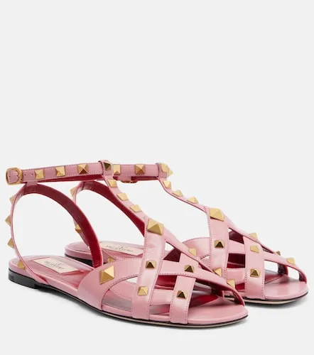 Rockstud leather slingback sandals - Valentino Garavani - Modalova