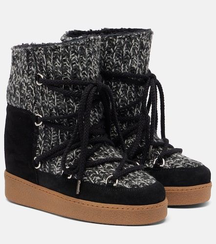 Schneestiefel mit Veloursleder - Isabel Marant - Modalova
