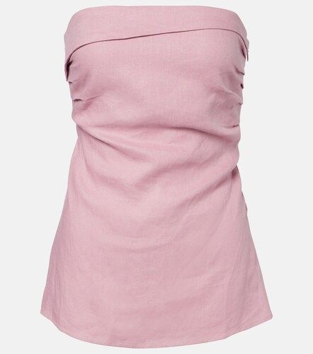 Faithfull Caen strapless linen top - Faithfull - Modalova