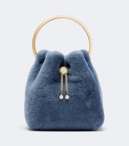 Borsa a secchiello Bon Bon Small in shearling - Jimmy Choo - Modalova