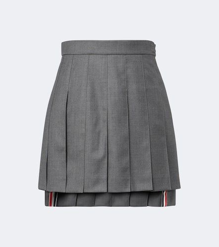 Thom Browne Falda de lana plisada - Thom Browne - Modalova