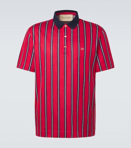 Valentino Polo a rayas con VLogo - Valentino - Modalova