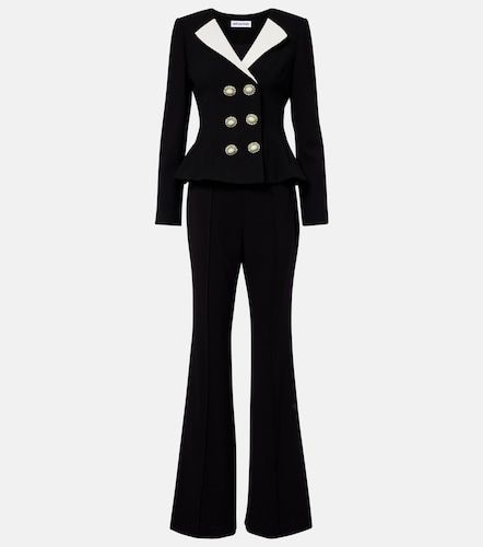 Jumpsuit in crêpe flared - Self-Portrait - Modalova