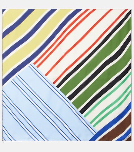 Loewe Striped silk twill scarf - Loewe - Modalova