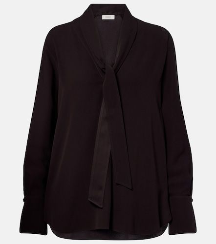 Agnona Blusa in jersey con laccetti - Agnona - Modalova
