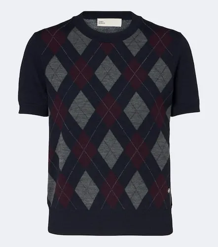 Tory Burch Argyle wool sweater - Tory Burch - Modalova