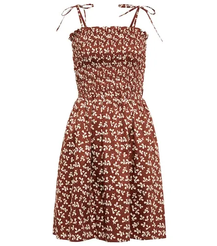 Vestido corto de algodón estampado - Tory Burch - Modalova