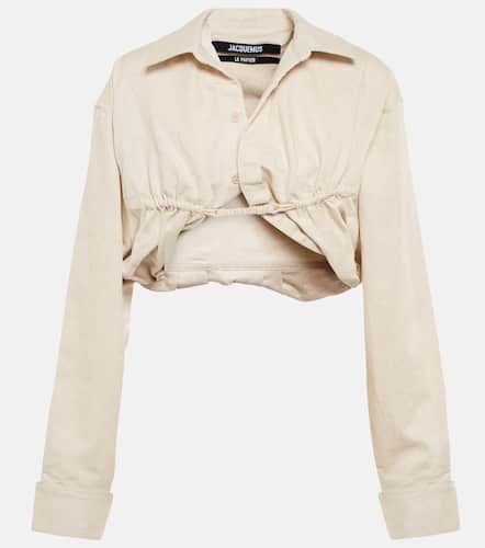 La Chemise Machou cotton and linen shirt - Jacquemus - Modalova