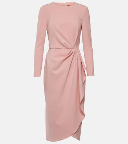 Gathered jersey midi dress - Carolina Herrera - Modalova