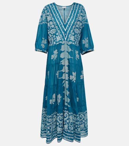 Dhaka printed cotton midi dress - Juliet Dunn - Modalova