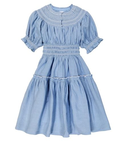 Vestido Evelina de ramio bordado - C'era Una Volta - Modalova