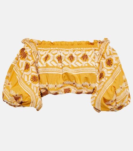 Top cropped Cañaveral in cotone - Johanna Ortiz - Modalova