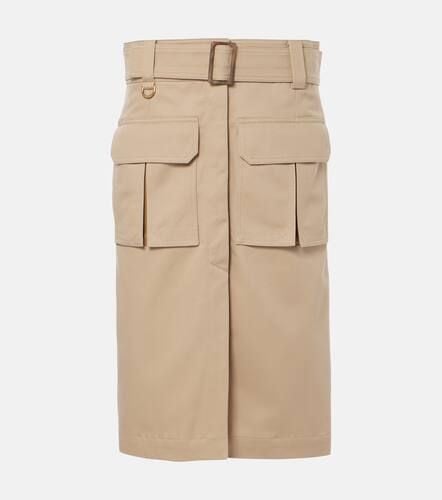 ChloÃ© Saharienne cotton gabardine cargo skirt - Chloe - Modalova