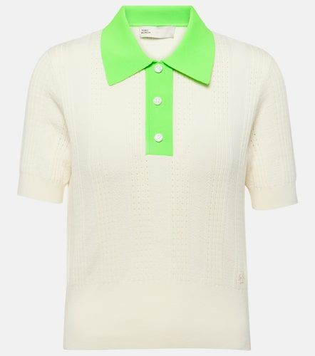 Tory Sport Polo calado de algodón - Tory Sport - Modalova