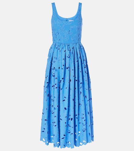 Floral cotton-blend midi dress - Erdem - Modalova