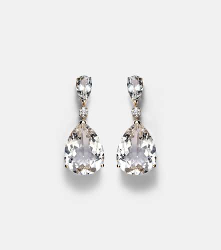 Sophia 14kt earrings with topaz and diamonds - Mateo - Modalova