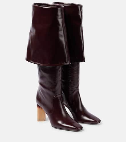 ChloÃ© Georgia 90 leather knee-high boots - Chloe - Modalova