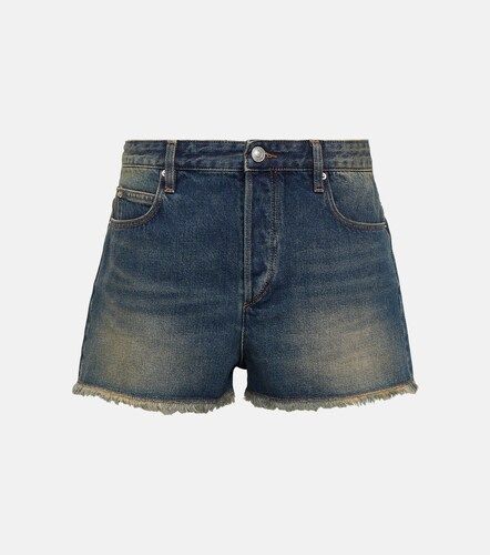 Lesia mid-rise denim shorts - Isabel Marant - Modalova
