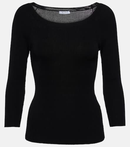 Bill ribbed-knit off-shoulder jersey top - Max Mara - Modalova