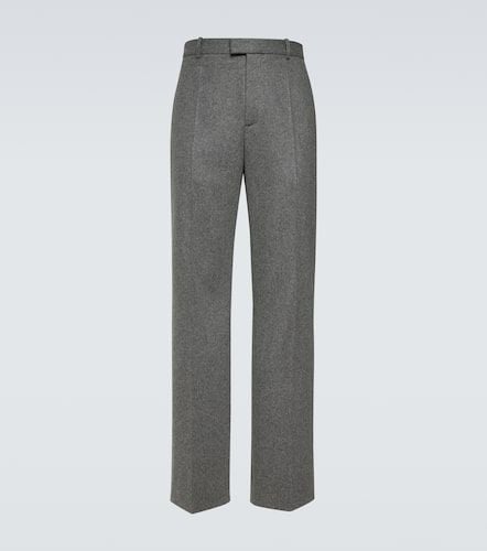 Wool flannel straight pants - Bottega Veneta - Modalova