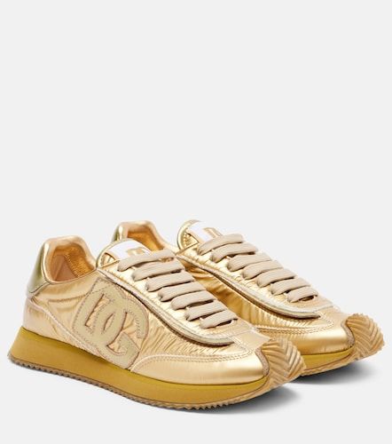 DG Cushion metallic leather sneakers - Dolce&Gabbana - Modalova