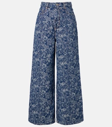 Ganni Jeans Tapestry a gamba larga - Ganni - Modalova
