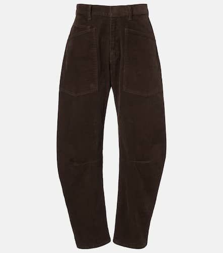 Shon cotton-blend corduroy barrel-leg pants - Nili Lotan - Modalova