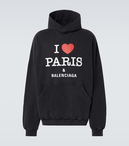 Felpa I Love Paris in cotone - Balenciaga - Modalova