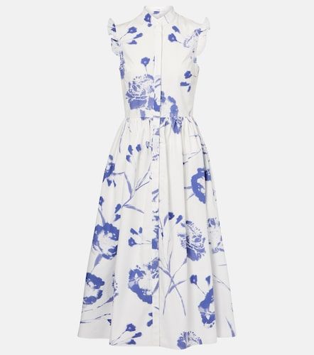 Abito midi in popeline di cotone - Erdem - Modalova